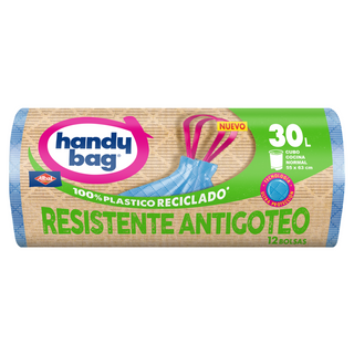 Handy Bag Bolsa de Basura Antigoteo 30L 12u