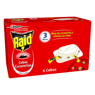 Cebo Cucaracha Raid 6 Uds. (272250)