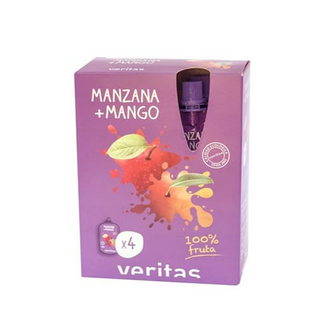 Pouch Pure Manzana Mango Veritas 4X100 Gr.