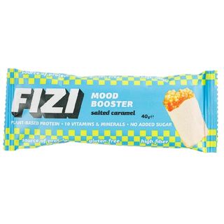 Батончик Fizi (Фізі) Mood Booster у білій глазурі Солона карамель 45 г