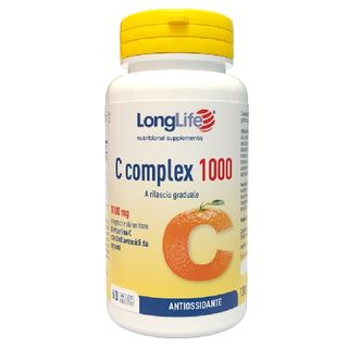 Long Life (Лонг Лайф) С Complex 1000 (Комплекс вітаміну С 1000) таблетки №60