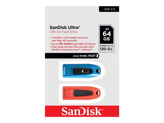 SANDISK Memória USB 64Gb Type-A 3.0 Azul [8525264]