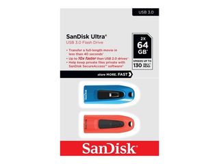 SANDISK Memória USB 64Gb Type-A 3.0 Azul [8525264]