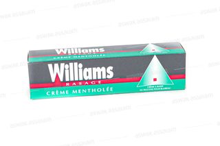 WILLIAMS CREME A RASER POUR BLAIREAU MENTHOLEE ICE FRESH 100ML