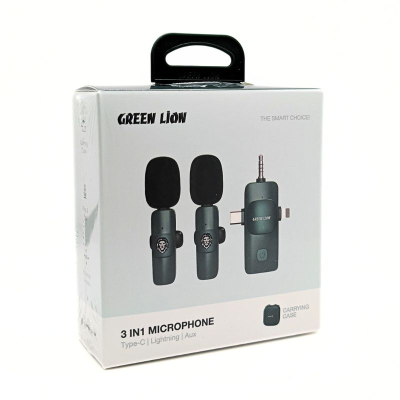 Green 3in1 microphone