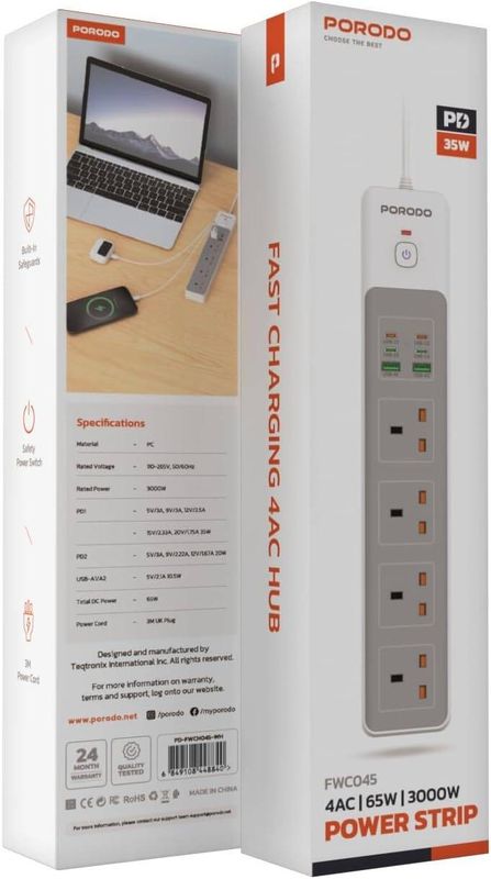 Porodo 4AC power socket
