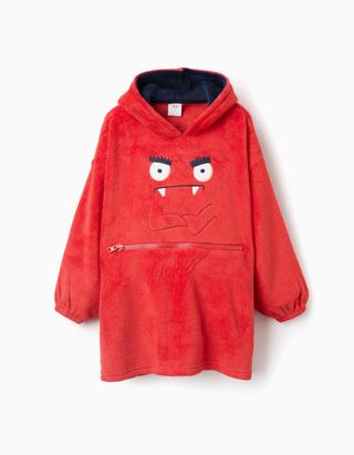 Camisola de peluche convertível 'Monstros das Emoções' para menino, vermelho, Tamanho S