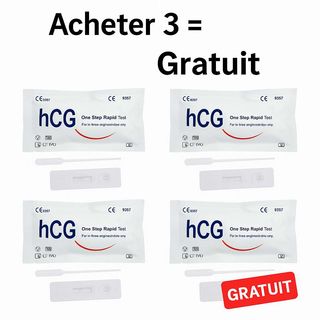 Hcg teste de grossesse offre spéciale 3+1