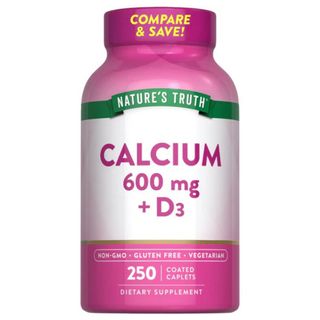Nature's Truth - Calcium 600mg Plus Vitamin D3(60აბი)