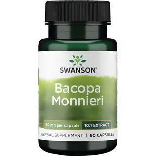 Swanson - Bacopa Monnieri 50mg(90აბი)