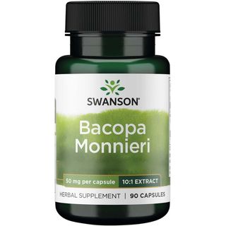 Swanson - Bacopa Monnieri 50mg(90აბი)