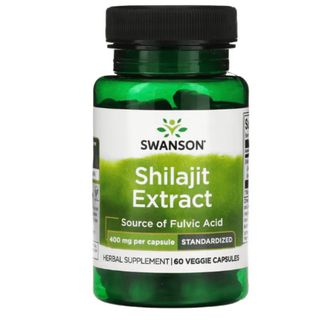 Swanson - Shilajit Extract Standardized 400mg(60აბი)