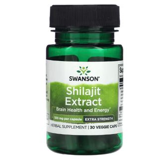 Swanson - Shilajit Extract Extra Strength 100mg(30აბი)