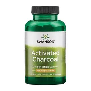 Swanson - Activated Charcoal 260mg(120აბი)