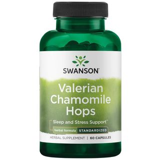 Swanson - Full Spectrum Valerian, Chamomile & Hops(60აბი)