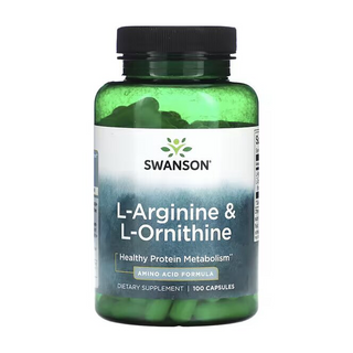Swanson - L-Arginine & LOrnithine(100აბი)