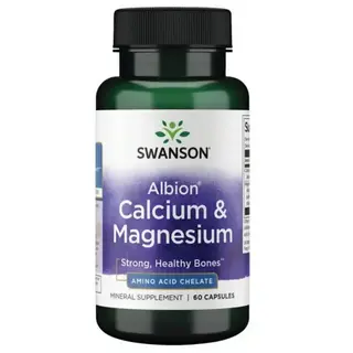 Swanson - Albion Calcium & Magnesium(60აბი)