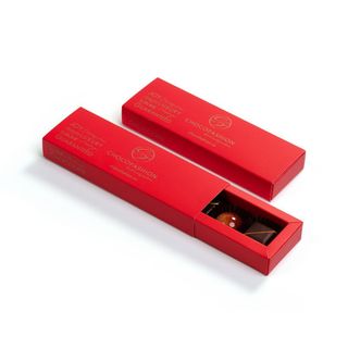 Cutie cu 5 praline artizanale colectia LUXURY RED