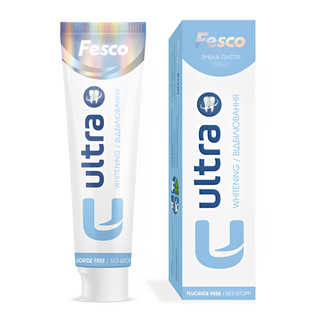 Зубна паста Fesco 100 мл Ultra Whitening - [1237857]
