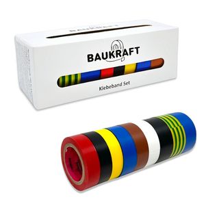 Ізоляційна стрічка Baukraft 5 м 9 шт. Міх - [1239126]