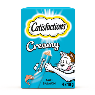 Catisfactions Creamy con Salmón 4x10g
