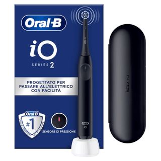 Oral-B Io Series 2 Night Black Spazzolino Elettrico Ricaricabile Nero + Travel Case