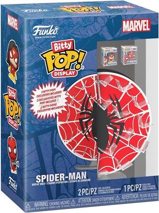 Funko Bitty Display Marvel Spiderman Web + Spider Punk + Spider Women