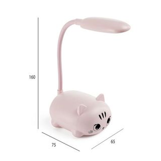 LUZ LED GATO ROSA ESCRITORIO
