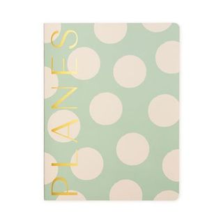 Planificador mensual cosido Charuca Grande Mint