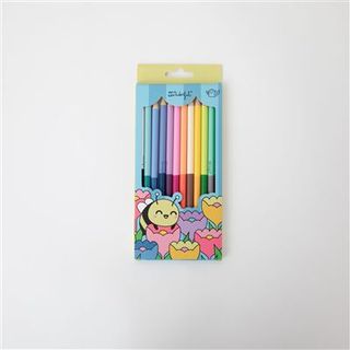 LAPICES COLORES DOBLE PUNTA Y TRI12