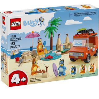 LEGO Bluey 11202 Excursión Familiar a la Playa de Bluey