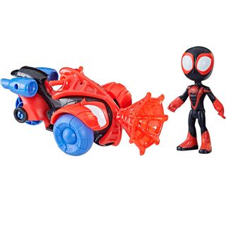 Spidey y sus Amigos Techno Racer Vehículo Miles Morales -F74555X0