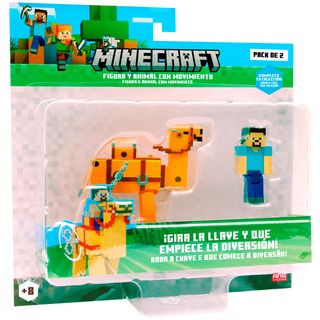 Minecraft Figura + Animal con Movimiento Surtido -6411/0030