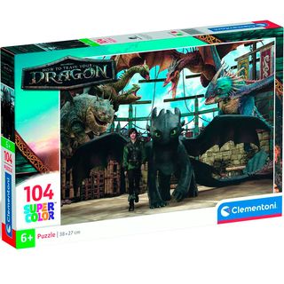 Cómo Entrenar a tu Dragón Puzzle 104 Piezas -25079
