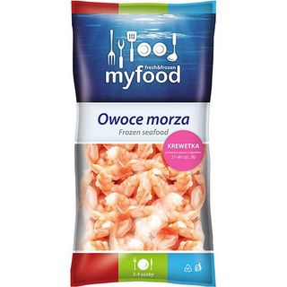 MyFood Krewetka gotowana obrana z ogonkiem 400 g