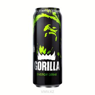 Gorilla, Энергетический Напиток Gorilla 0,45Л Ж/Б, шт, ШК: 4680036912629