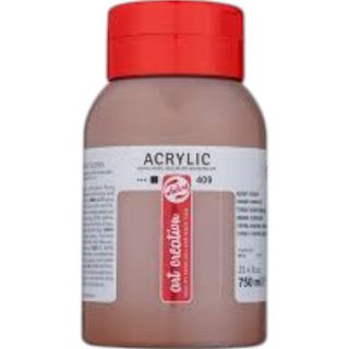 Acrylic 750 ml Color Earth Tone Shadow Tostada 409
