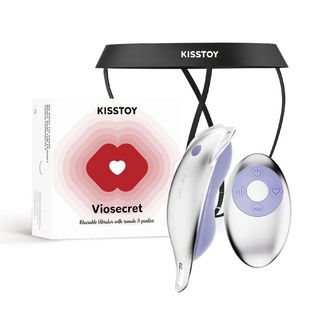 Вібратор в трусики KISSTOY Viosecret, пульт ДК, 10 режимів, 
пояс з підвязками в комплекті