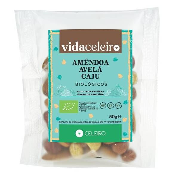 AMÊNDOAS AVELÃS E CASTANHAS-DE-CAJU BIO