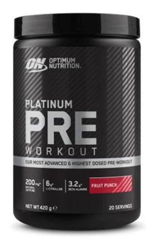 Pre Workout Fruit Punch Platinum 420 g