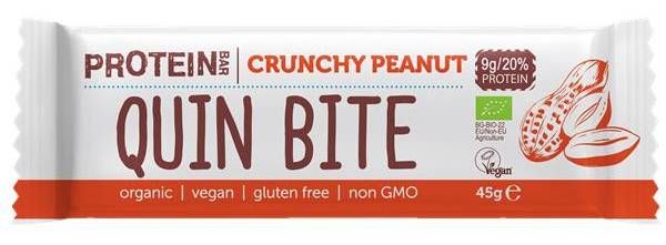 Barra proteica bio amendoim crocante