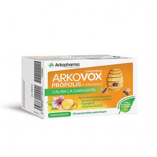 Arkovox Própolis + Vitamina C Menta 24 Comprimidos