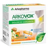 Arkovox Dolor De Garganta Miel-Limón 20 Comprimidos