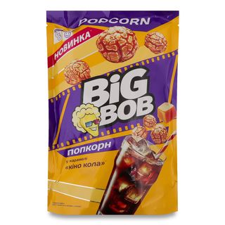 Попкорн Big Bob Кіно кола у карамелі 80 г