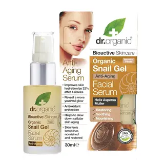 Dr.Organic ლოკოკინის გელი სახის შრატი