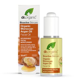 Dr Organic მაროკოული არგანის ზეთის სახის ზეთი