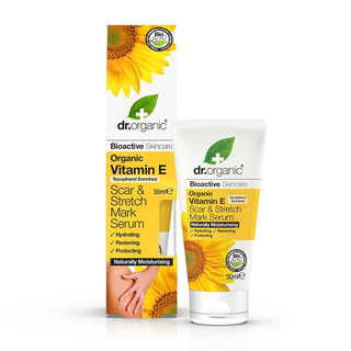 Dr.Organic Eვიტამინის შრატი ნაიარევისა და სტრიებისათვის