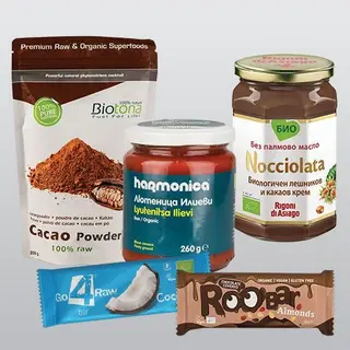 Bio Belvas cukierki trufle z praliną z orzechów laskowych 100 g bez cukru
