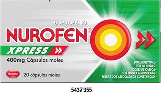 Nurofen Xpress, 400 Mg X 20 Cáps Mole