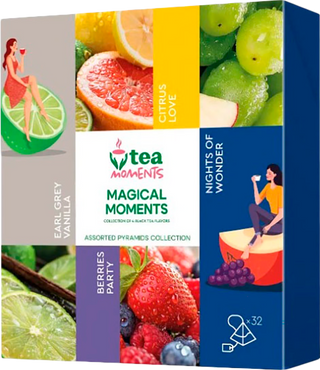 Чай Tea Moments Magical Moments асорті чорний 32х1.7 г